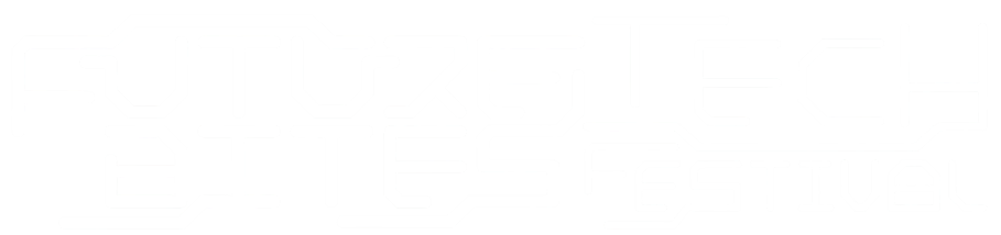 Futurebites tech festival logo wit